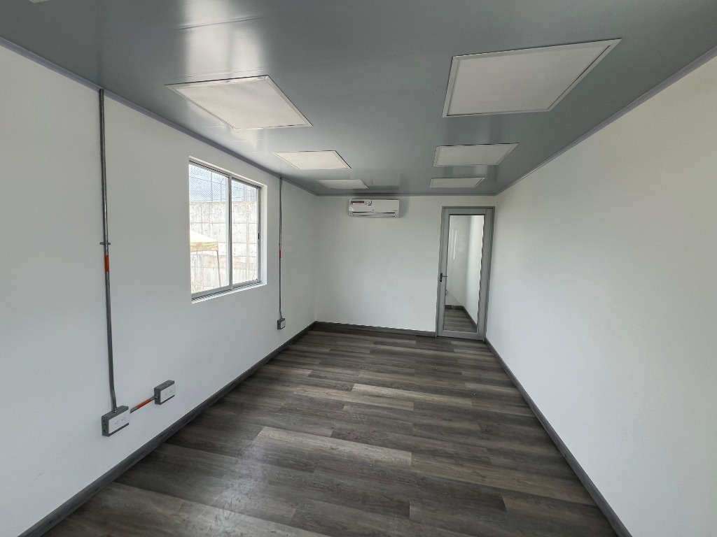 Oficina Modular: Vista General Drywall y Cielos Rasos